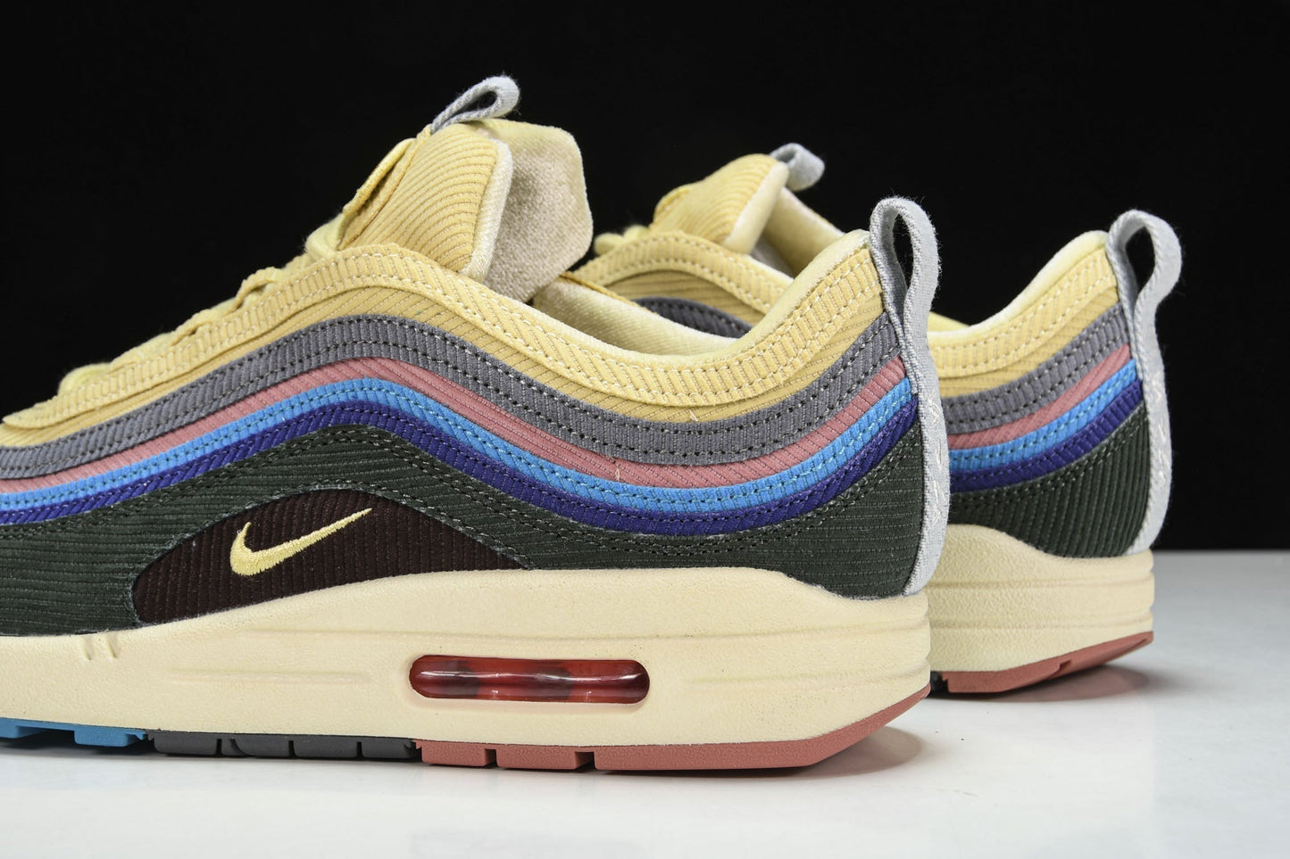 Nike Air Max 1/97 Sean Wotherspoon Multi-Color Corduroy Lifestyle Sneakers