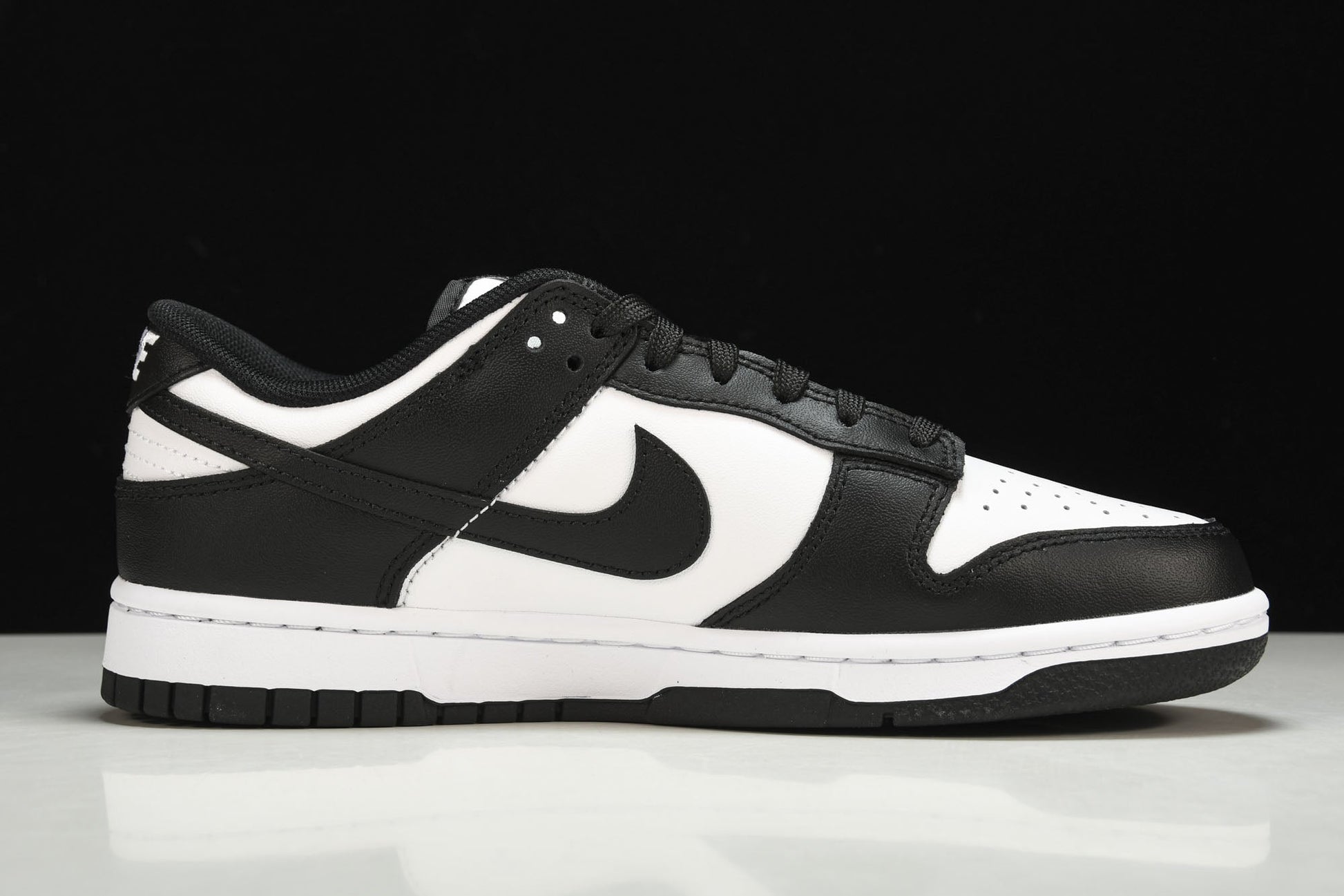 Iconic Nike Dunk Low Panda Sneakers: Classic Black White Retro Style Footwear