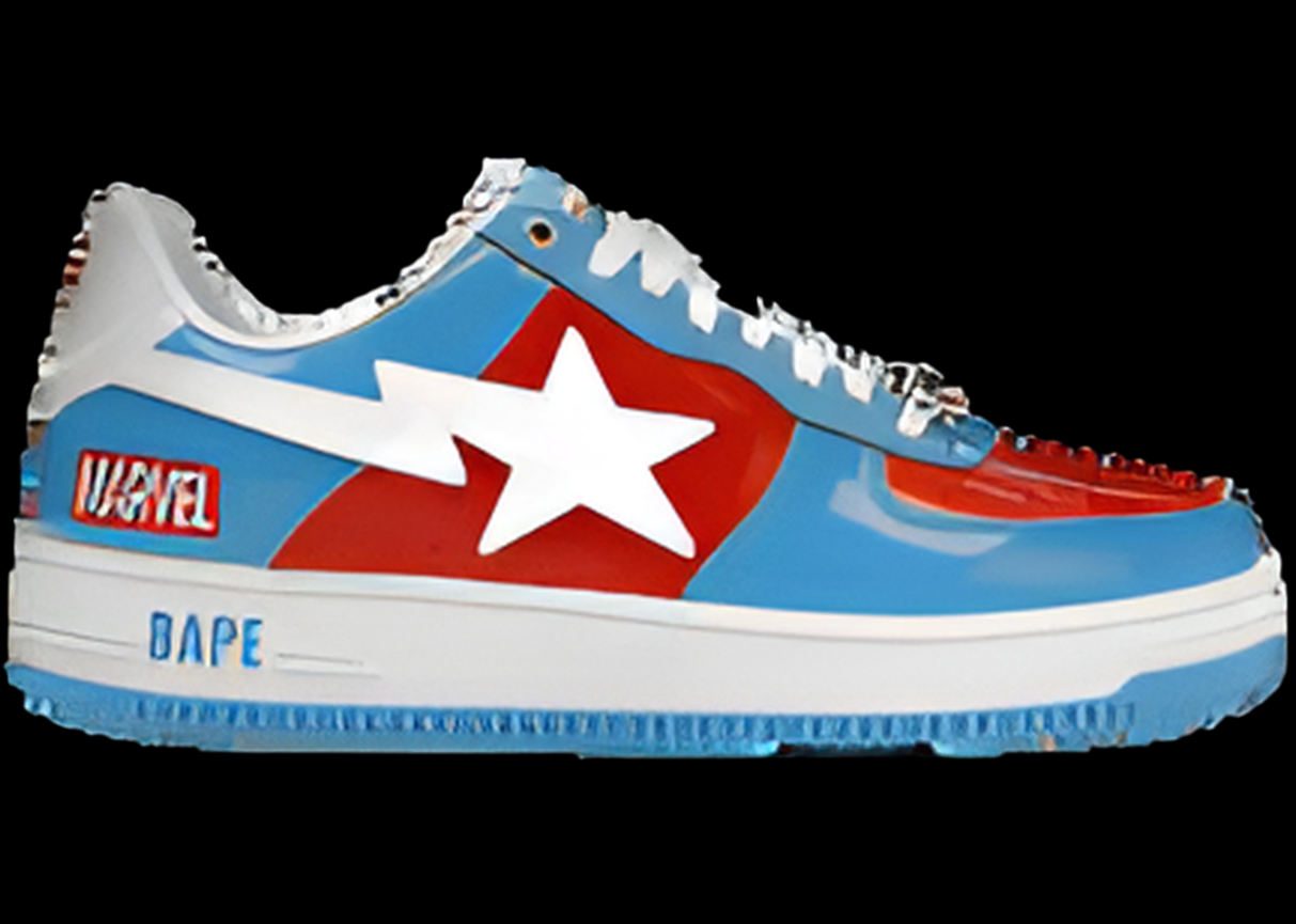 Ape blue and red