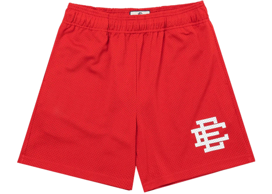 Eric Emanuel EE Basic Mesh Shorts SS22 - Iconic Red White Athletic Style