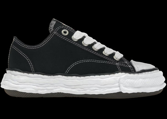 Maison Mihara Yasuhiro Peterson OG Sole Black White Canvas Sneakers