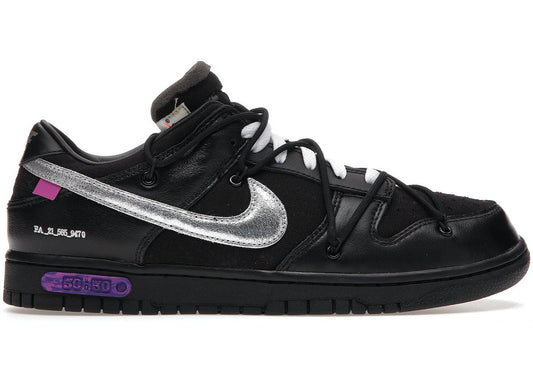 Iconic Nike Dunk Low Off-White Lot 50 Sneakers - Virgil Abloh Design