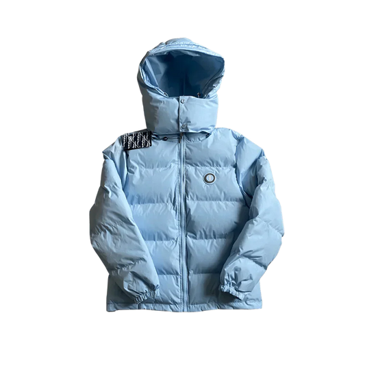 Ice Blue Irongate Hooded Puffer Jacket - VDRXPLG🔌