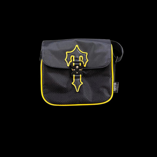 Premium Trapstar Yellow Black Crossbody Bag for Everyday Style and Utility